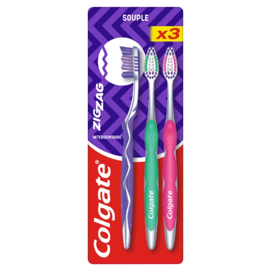 Brosse à dents Souple Interdentaire Zig Zag COLGATE