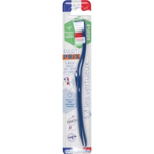 Brosse à dents Souple LES VERTUEUX