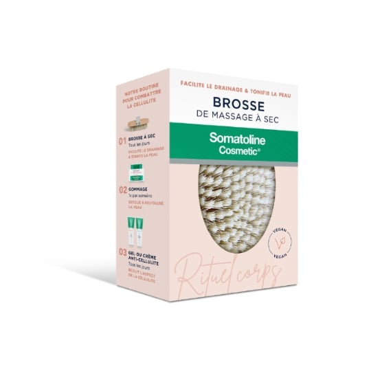 Brosse Corps Massage à Sec Anti-cellulite SOMATOLINE COSMETIC