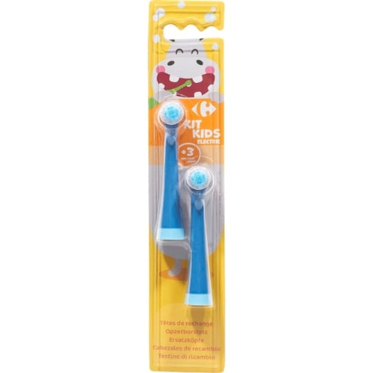 Brossettes Electrique Enfant 3 Ans+ CARREFOUR SOFT