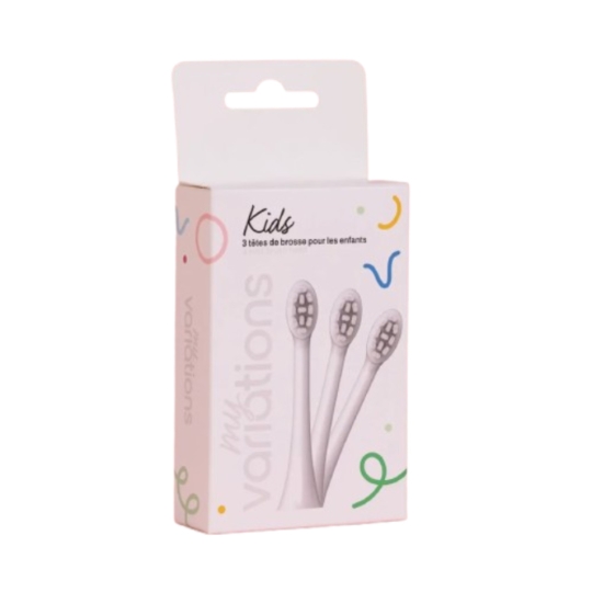 Têtes de Brosse à Dents Kids Blanc MY VARITATIONS