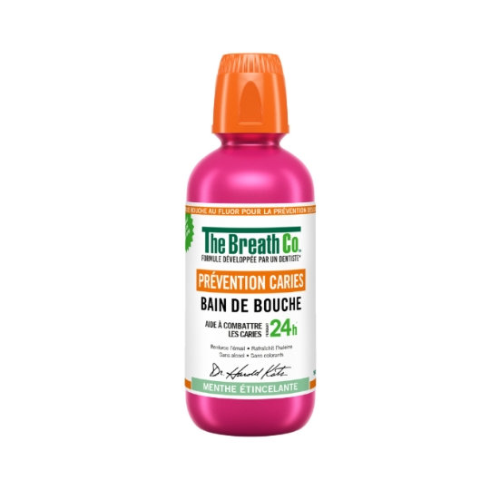 Bain de Bouche Prévention Carries 24h Menthe Etincelante THE BREATH CO