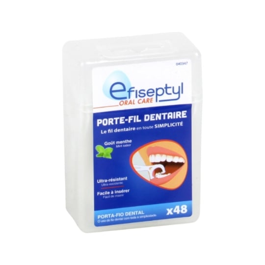 Porte-fil dentaire Menthe EFISEPTYL