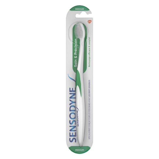 Brosse à dents Médium Dents Sensibles Soin Et Précision SENSODYNE SENSODYNE