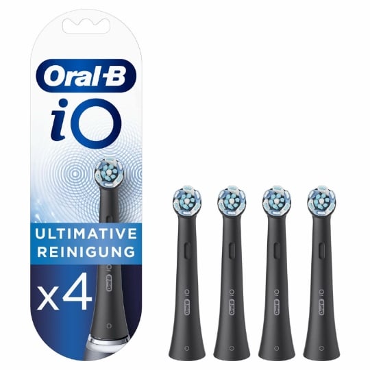 Oral-b Io Lot De 4 Brossettes Nettoyage Ultime Noir ORAL-B