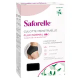 Culotte menstruelle Noire Taille 34-36 Flux Normal Coton Bio SAFORELLE