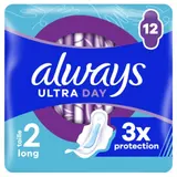 Serviettes Hygiéniques avec Ailettes Long Taille 2 Ultra Day&Night ALWAYS