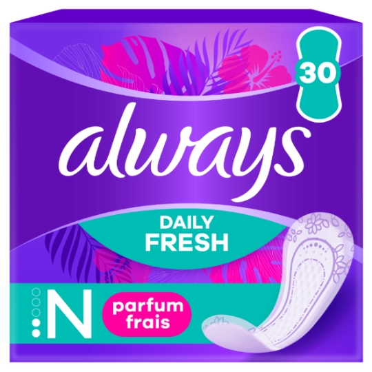 Protèges-Slips Daily Fresh Normal Parfum Frais ALWAYS