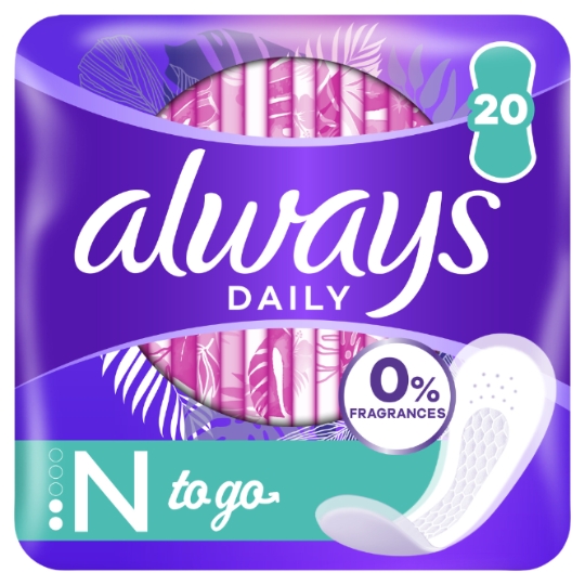 Protège-slips Normal Pochettes Individuelles Sans Parfum Daily ALWAYS