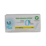 Tampons 100% coton issu de l'agriculture biologique, sans blanchiment au chlore et testé gynécologiquement. CARREFOUR ECO PLANET