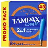 Tampons Cotton Compak Super Plus avec Applicateur TAMPAX