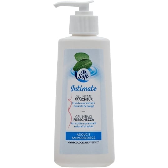Gel Douche Intime Spécial Irritation Fraîcheur à la Sauge CARREFOUR SOFT