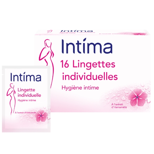 Lingettes Intime à l'Hamamélis INTIMA