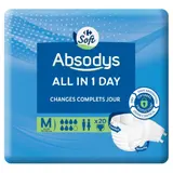 Couches fuites urinaires Jour Taille M Absodys All In Day CARREFOUR SOFT