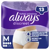 Culottes pour Fuites Urinaires Taille M 36-42 Discreet ALWAYS