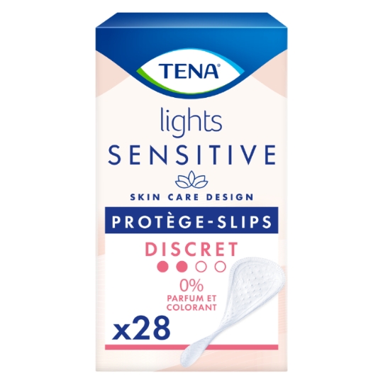 Protège-slips Sensitive Lights 0% Parfum et Colorant TENA