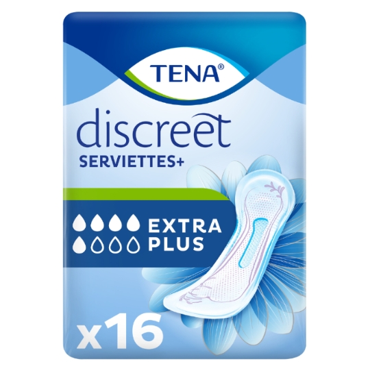 Serviettes Fuite Urinaire Extra Plus Discreet TENA