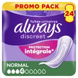 Serviettes Pour Fuites Urinaires Maxi Protection Normal ALWAYS DISCREET