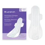 Serviettes maternité Post Accouchement Taille L Très Absorbantes avec Ailettes LANSINOH