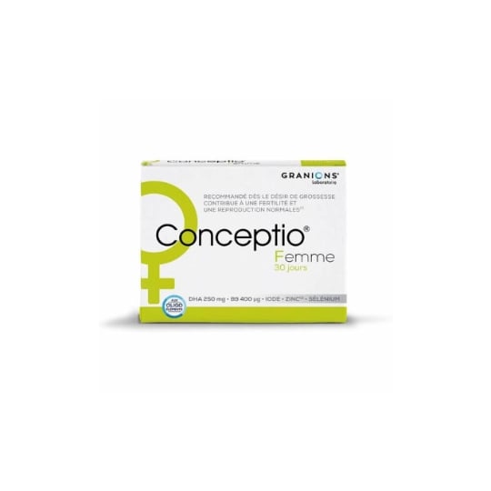 Granions Conceptio Femme 30 Capsules 30 Gélules 34g LABORATOIRE DES GRANIONS