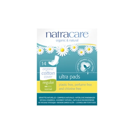Natracare Ultra Regular Serviette Hygiénique 14 Pièce(s) NATRACARE