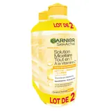 Eau micellaire Tout en 1 Vitamine C Eclat Visage Yeux Lèvres GARNIER
