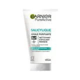 Crème 3en1 Nettoyant Anti-points Noirs Argile et Niacinamide Peaux à Imperfections GARNIER