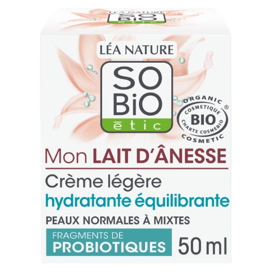Crème Hydratante Mon Lait d'Anesse SO BIO ETIC