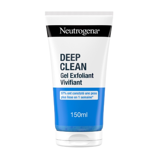 Gel Nettoyant Visage Peau Grasse Exfoliant Vivifiant Deep Clean Menthol NEUTROGENA