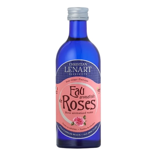 Eau florale Visage Tonifie Rafraîchit Notes Fraîches et Fleuries de Rose CHRISTIAN LENART