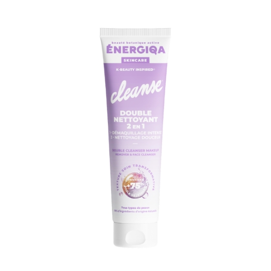 Double Nettoyant 2en1 Cleanse pour Tous Types de Peau ENERGIQA