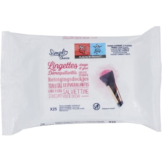 Lingettes Démaquillantes Visage et Yeux SIMPL