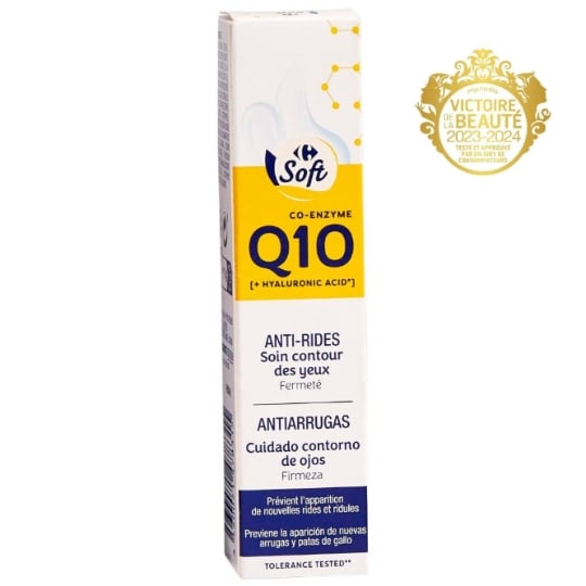 Crème Anti-rides Yeux Q10 CARREFOUR SOFT