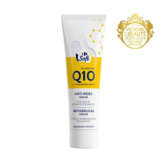 Sérum Anti-rides Visage Q10 Vitamine E CARREFOUR SOFT