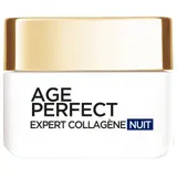 Crème Nuit Anti-âge Raffermissant Peau Mature Collagène Melanin-Block Age Perfect L'OREAL PARIS