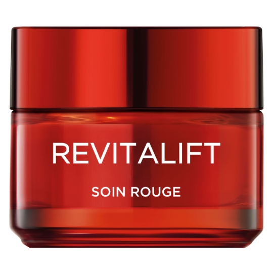 Crème Anti-rides Jour Rouge Défatiguant Eclat Naturel Teint Lisse Ginseng Rouge Pro-rétinol Revitalift L'OREAL PARIS