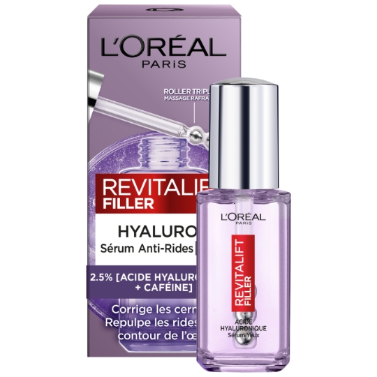 Sérum Yeux Anti-rides Acide Hyaluronique Revitalift Glass Skin L'OREAL PARIS
