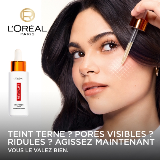 Sérum Anti-âge Visage 12% Vitamine C Pure Acide Salicylique Vitamine E Revitalift Clinical L'OREAL PARIS