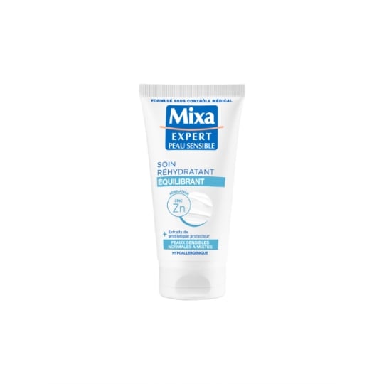 Crème Réhydratant Equilibrant Visage Peau Normale à Mixte Réhydrate Matifie Lisse les Pores MIXA