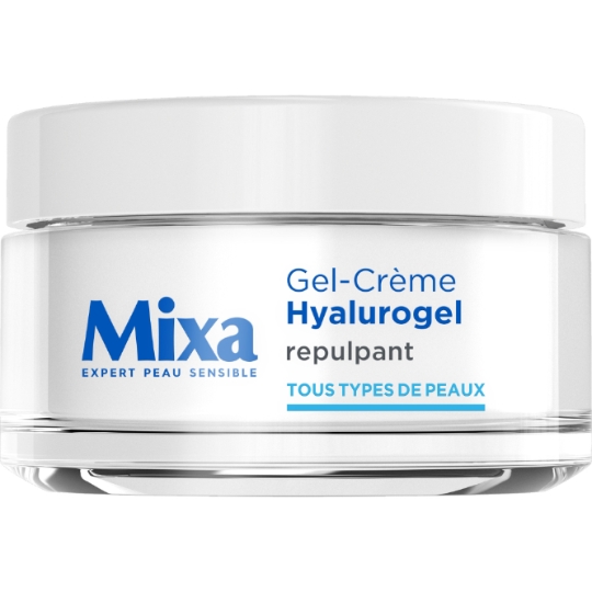 Gel Crème Visage Hyalurogel Repulpant pour Tous Types de Peaux MIXA