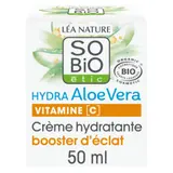 Crème Hydratante Eclat Visage Aloe Vera Vitamine C Acide Hyaluronique Bio SO BIO ETIC