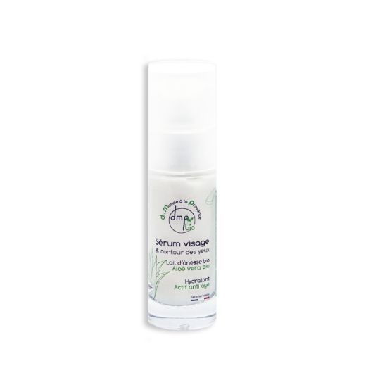 Sérum Visage au Lait d'Ânesse et Aloé Vera Bio Anti-âge DMP