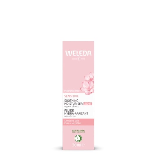 Crème Fluide Hydra-apaisant Visage Peau Sensible Amande Bio Sensitive WELEDA