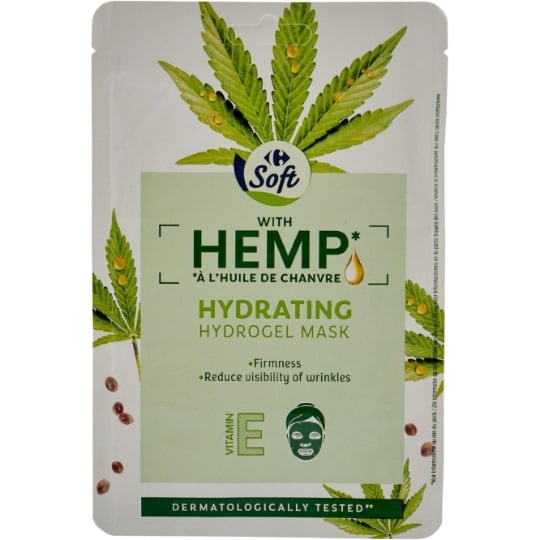 Masque Visage Hydratant et Apaisant à l'Huile de Chanvre Vegan CARREFOUR SOFT