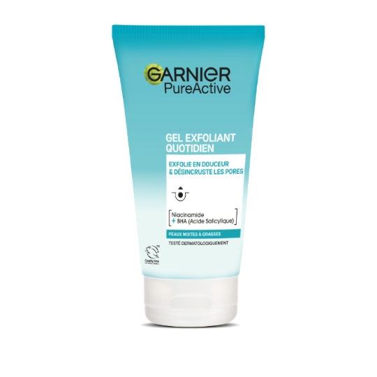 Gommage Désincrustant Anti-Points Noir Visage Acide Salicylique Niacinamide Pur Active GARNIER