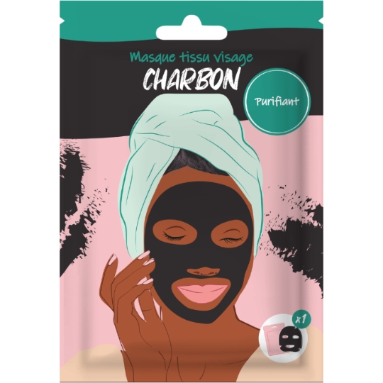 Masque Visage Purifiant - Charbon FRENCH TENDANCE