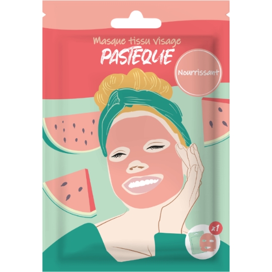 Masque Visage Nourrissant - Pastèque FRENCH TENDANCE