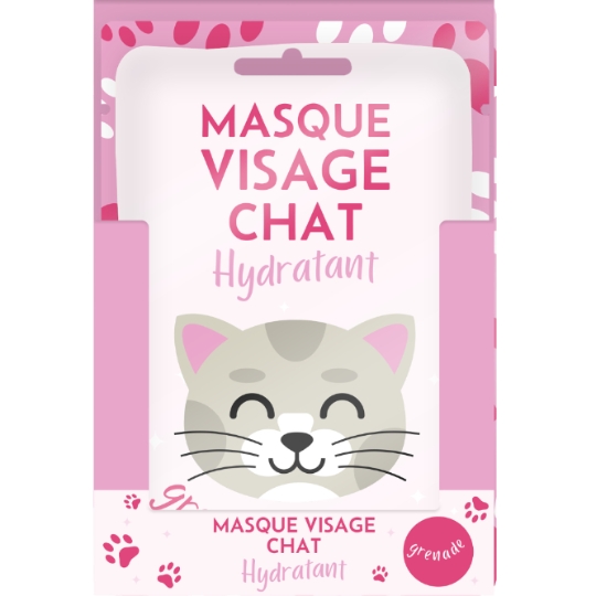 Masque  Visage  Hydratant Chat FRENCH TENDANCE
