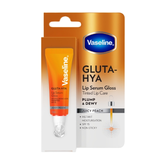 Sérum Gloss Lèvres Juicy Peach Spf 15 Gluta-Hya VASELINE
