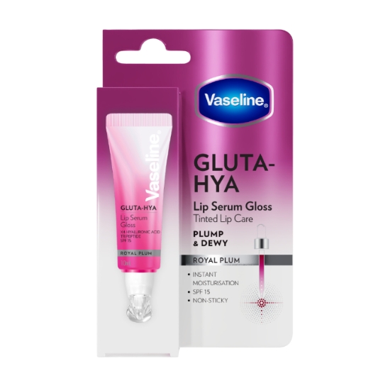 Sérum Gloss Lèvres Royal Plum Spf 15 Gluta-Hya VASELINE